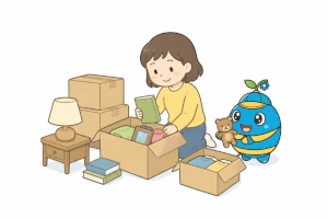 引っ越し前に不用品を整理したい
